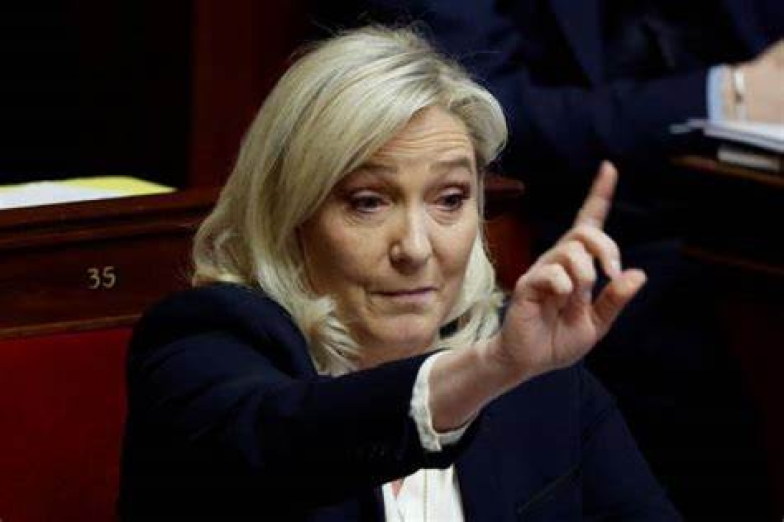 Omondo France - les conditions de Marine le Pen pour ne pas censurer un « gouvernement politique »